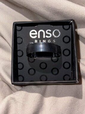 Enso Classic silicone ring Black Pearl size 13